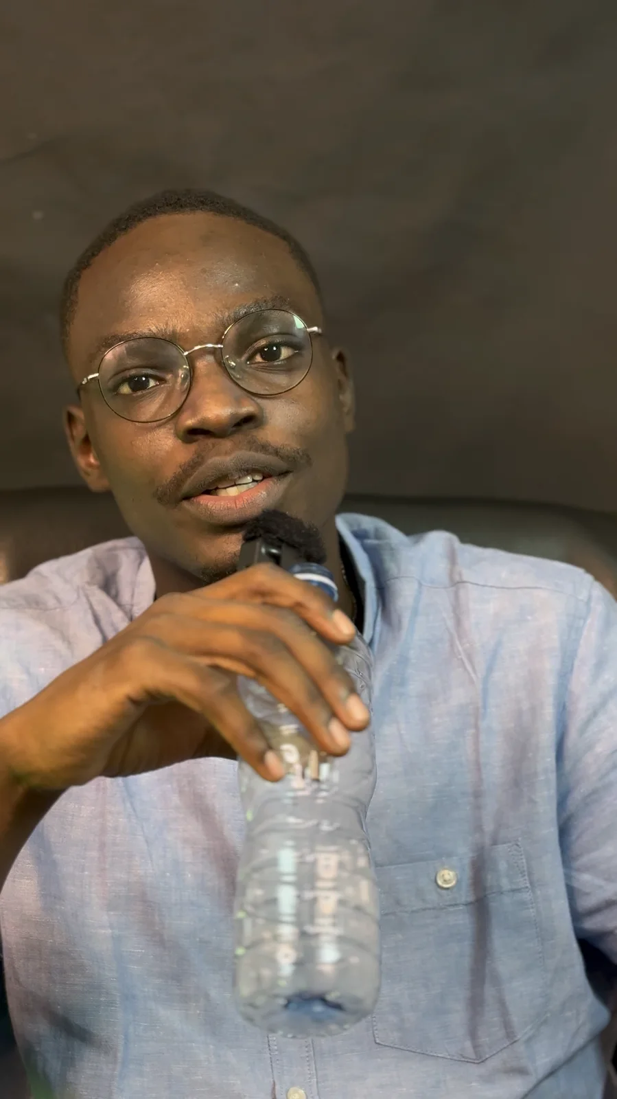 Stephen speaking on camera